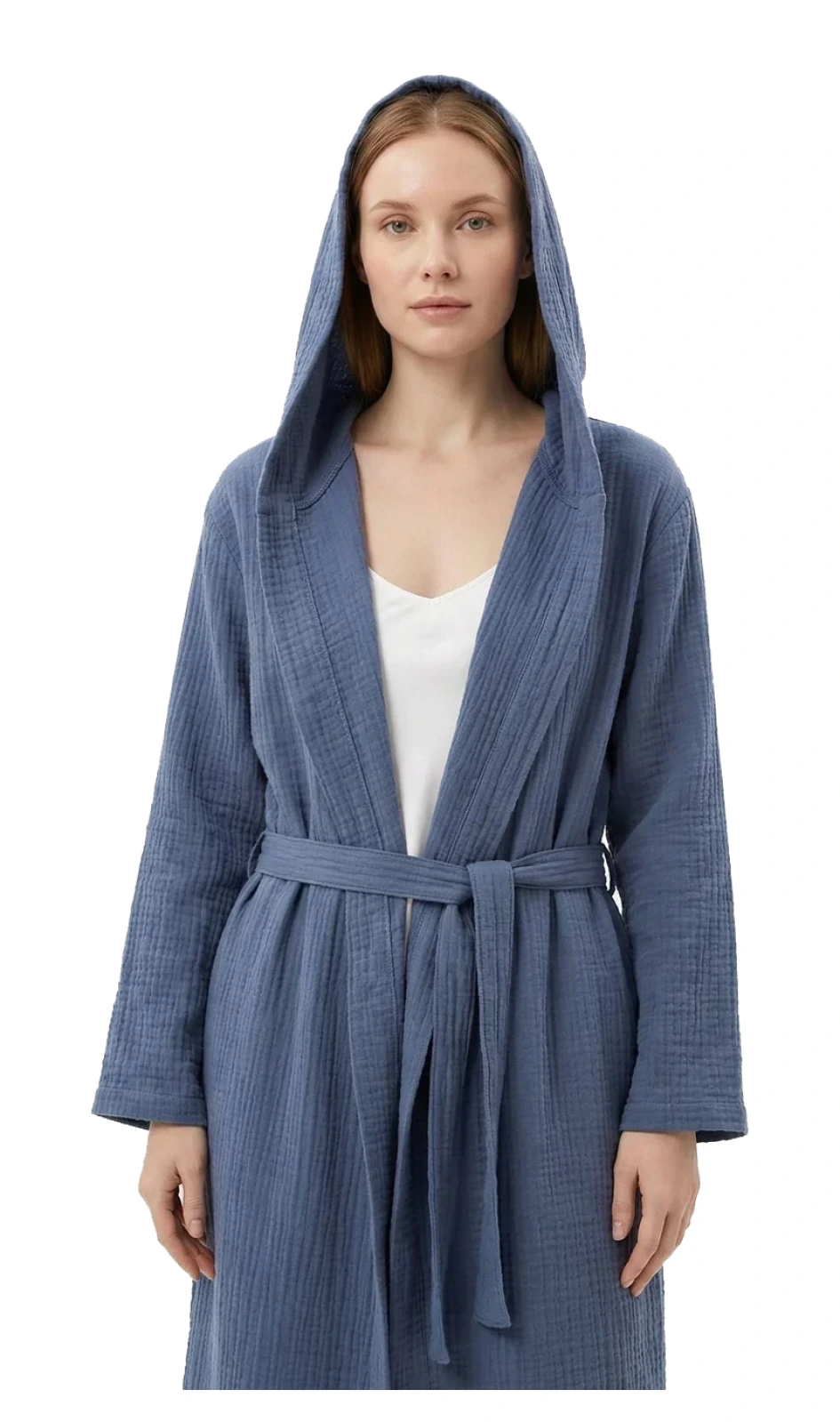 Midnight Cloud – 4 Katlı Müslin Bornoz